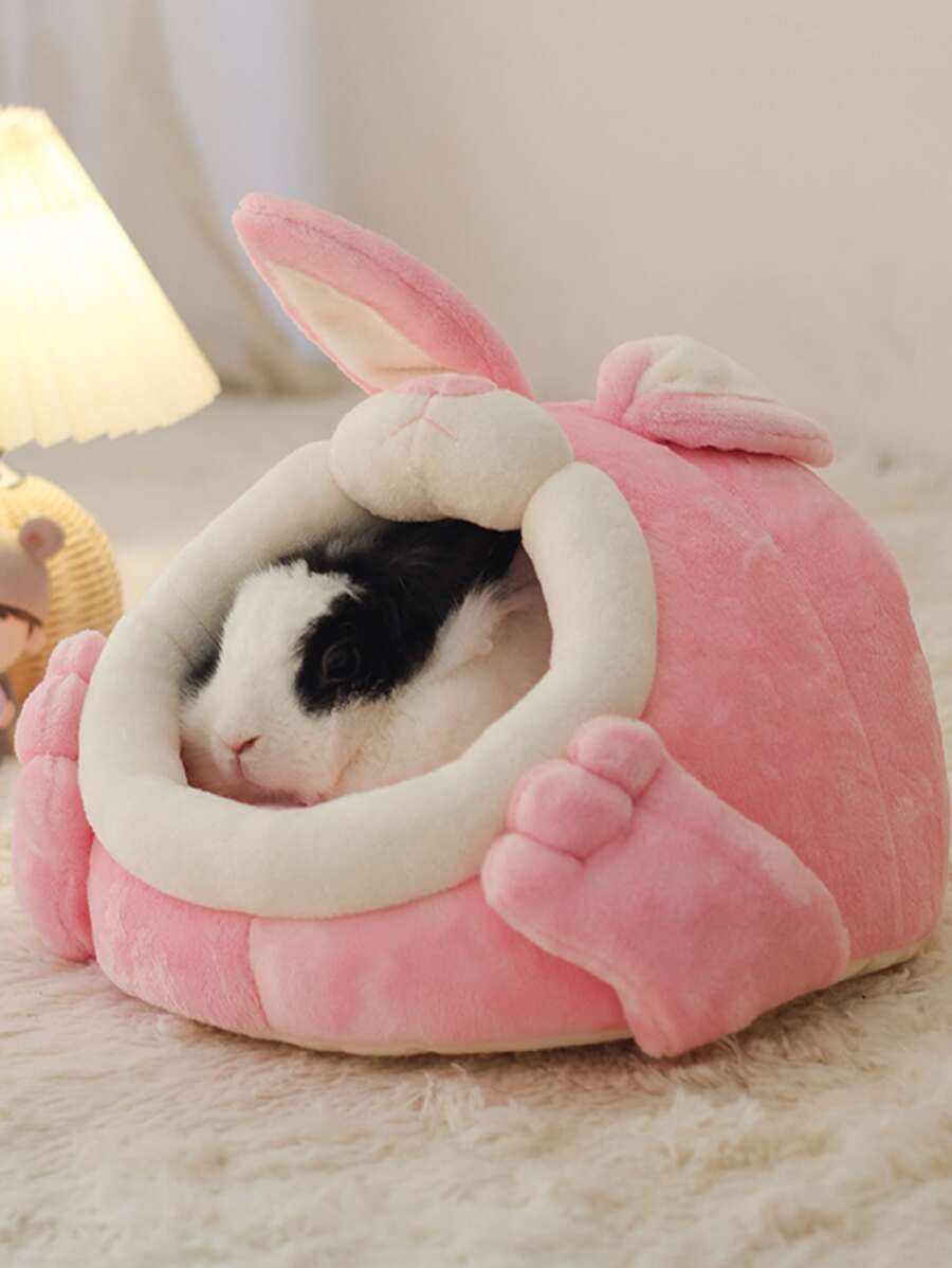 ABLAZE ZAI 1pc Bunny Shaped Small Pet Nest - Multicolor - View 1