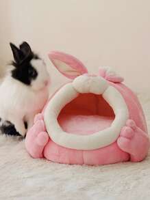 ABLAZE ZAI 1pc Bunny Shaped Small Pet Nest - Multicolor - View 2