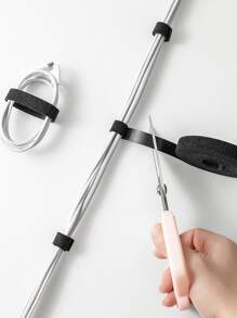 Băng dính Móc và Vòng, Độ bền cao, Chống thấm thời tiết & Chống nước - Băng dính Móc và Vòng hai mặt bằng nylon tự dính màu đen - Lý tưởng cho Gia đình, Văn phòng & Đồ thủ công DIY - màu đen - Xem 2