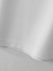 Manfinity Men Letter Graphic Drop Shoulder Oversize Sweatshirt - White - View 3