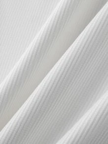 Manfinity Men Letter Graphic Drop Shoulder Oversize Sweatshirt - White - View 5