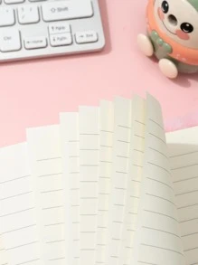 1pc Unicorn Design Plush Notebook - Nhiều màu - Xem 4