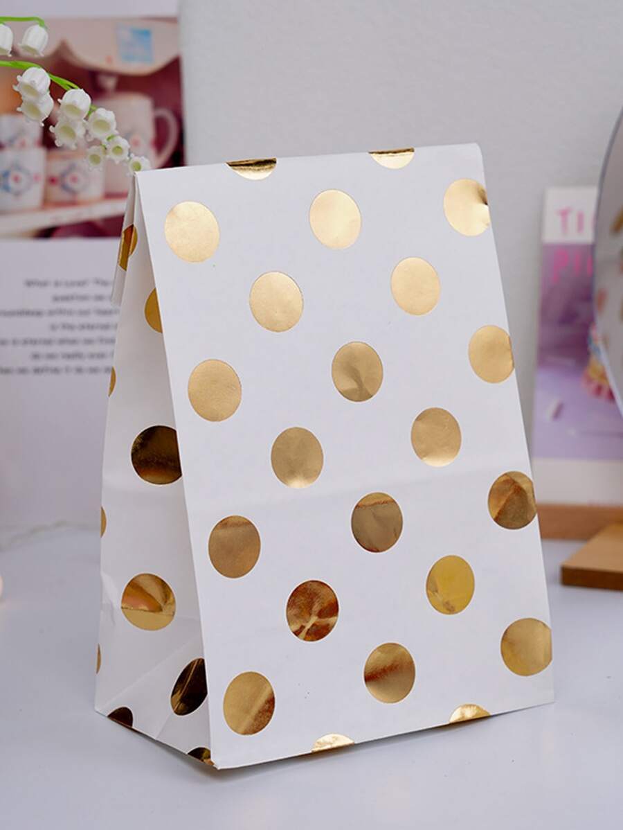 5pcs Polka Dot Pattern Gift Bag - Multicolor - View 1