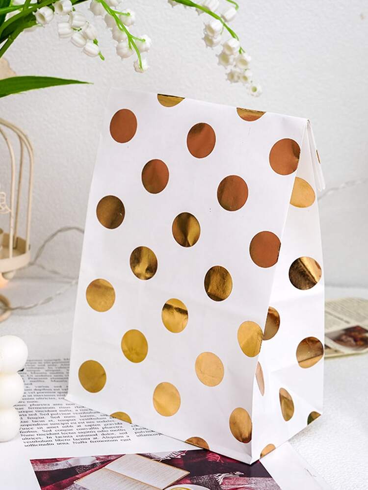 5pcs Polka Dot Pattern Gift Bag - Multicolor - View 2