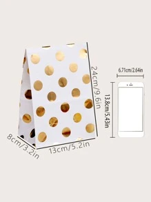 5pcs Polka Dot Pattern Gift Bag - Multicolor - View 3