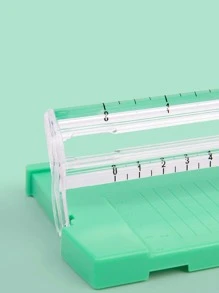 Cortador de papel pequeño: perfecto para proyectos de oficina, manualidades y bricolaje - Multicolor - Ver 6