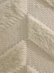 1入組幾何樣式靠墊套不附帶墊芯 - 米色 - 查看 4