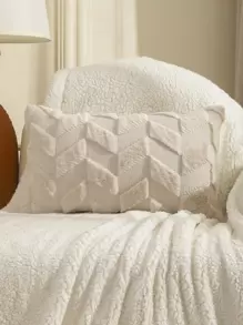 1入組幾何樣式靠墊套不附帶墊芯 - 米色 - 查看 6