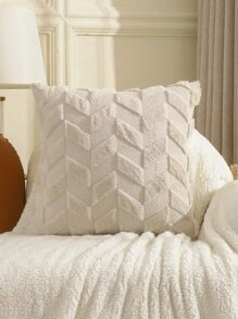 1入組幾何樣式靠墊套不附帶墊芯 - 米色 - 查看 7