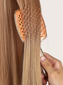 美发蜂窝卷发梳蓬松造型梳 1 件装，柔韧发刷，空心梳理造型梳，干湿两用按摩梳，梳子，边缘梳，梳理梳，梳子，理发师，美发工具，美发产品，后梳，护发，梳子，迷你梳，梳子，后梳，造型梳，卷发梳，边缘梳，梳子，梳发，梳子套装，梳发，卷发梳，解结梳，女士梳子，头发，旅行，美发产品，美发工具，美发用品，理发师，理发师配件，理发店，美发设备 - 橘色 - 查看 3