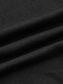 SHEIN EZwear Quần lót kích thước lớn Thú vật Loại bướm Giải trí - màu đen - Xem 6