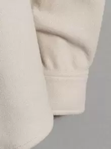 Manfinity RebelGame Super Loose Men's Flap Pocket Tweed Overcoat - Apricot - View 3