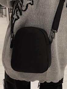 Hombres Bolso bandolera mini minimalista - Negro - Ver 1