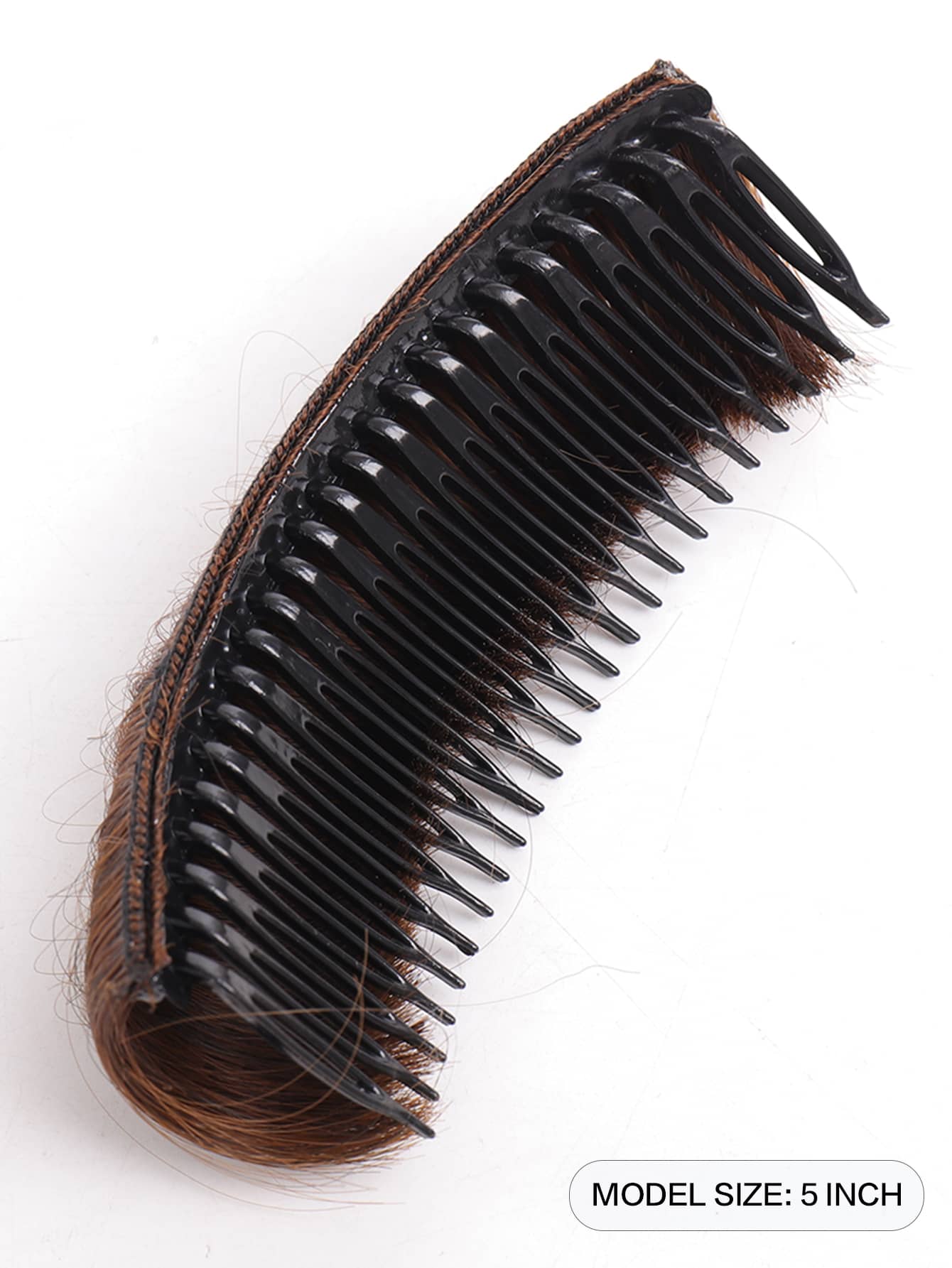 1pc Hair Fluffy Comb Pad - Light Brown - View 2