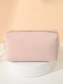 Solid Makeup Bag Makeup Bag Makeup Pouch Skincare Bag Toiletry Bag Packing Cubes, Travel Essentials Cruise Essentials Dorm Essentials, Wedding Bridesmaid Gifts, Mom Gifts, Birthday Gifts, Gifts For Friends And Teachers, Home Decor, Bathroom Living Room Bedroom Decor, Bathroom Organizer, Jewelry Organizer, Lip Oil Organizer, Nail Polish Organizer Storage Makeup Organizer Makeup Case, Makeup Bag, Travel, Makeup Pouch, Bag, Make Up Pouch, Travel Essentials, Makeup Bags, Travel Essential, Small Makeup Bag - Dusty Pink - View 1