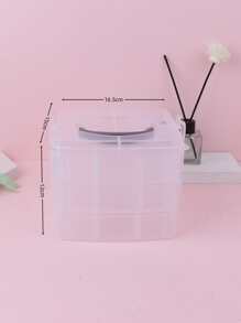 1 hộp đựng đồ trang điểm ba tầng rõ ràng - Trong sáng - Xem 6