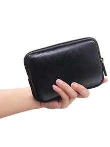 1 x túi đựng máy tính xách tay màu trơn 13" và 1 x túi phụ kiện - màu đen - Xem 4