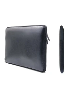 1 x túi đựng máy tính xách tay màu trơn 13" và 1 x túi phụ kiện - màu đen - Xem 6