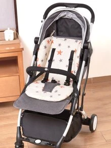 1pc Star Pattern Baby Seat Liner - Multicolor - View 1