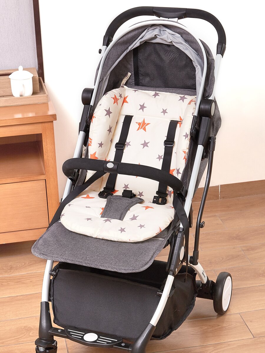 1pc Star Pattern Baby Seat Liner - Multicolor - View 1