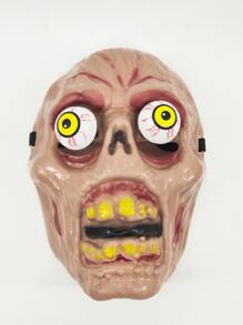 Face Design Costume Face Shield - Multicolor - View 1
