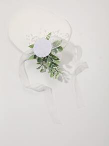 Flower Decor Wrist Corsage - Multicolor - View 2