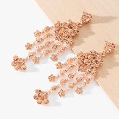 Rhinestone Drop Earrings