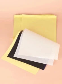 15pcs A4 Tattoo Transfer Paper - Yellow - View 1