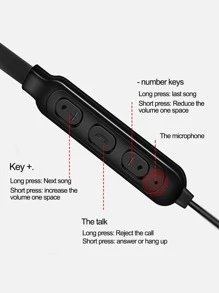 1入組深低音頸帶無綫運動耳機