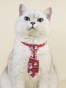 件隨機顏色聖誕主題寵物領帶 - 彩色 - 查看 2