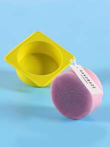 Khuôn silicone thiết kế tròn 1pc - Màu vàng - Xem 4