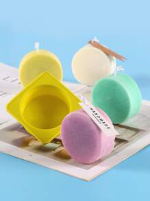 Khuôn silicone thiết kế tròn 1pc - Màu vàng - Xem 5