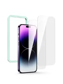 UGREEN 2PCS HD Screen Protector Full Cover Film Tempered Glass Compatible With IPhone 14 13 Gift For Birthday, Family, Friends Phone Screen Protector, Phone Accessories Waterproof Shockproof Anti-Fall Anti-Fall Scratch Resistant Anti-Fingerprint