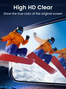 UGREEN 2PCS HD Screen Protector Full Cover Film Tempered Glass Compatible With IPhone 14 13 Gift For Birthday, Family, Friends Phone Screen Protector, Phone Accessories Waterproof Shockproof Anti-Fall Anti-Fall Scratch Resistant Anti-Fingerprint