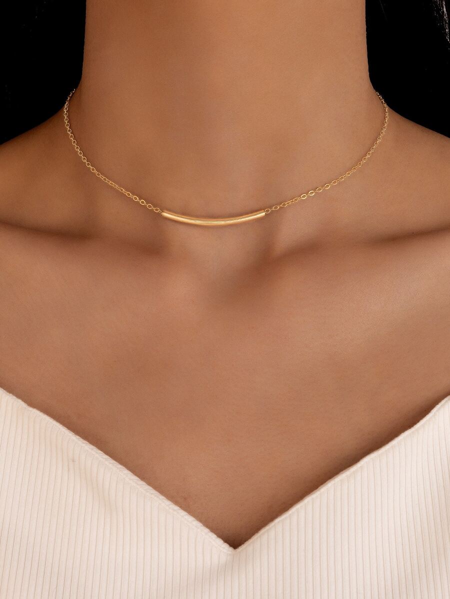 Cylindrical Decor Necklace