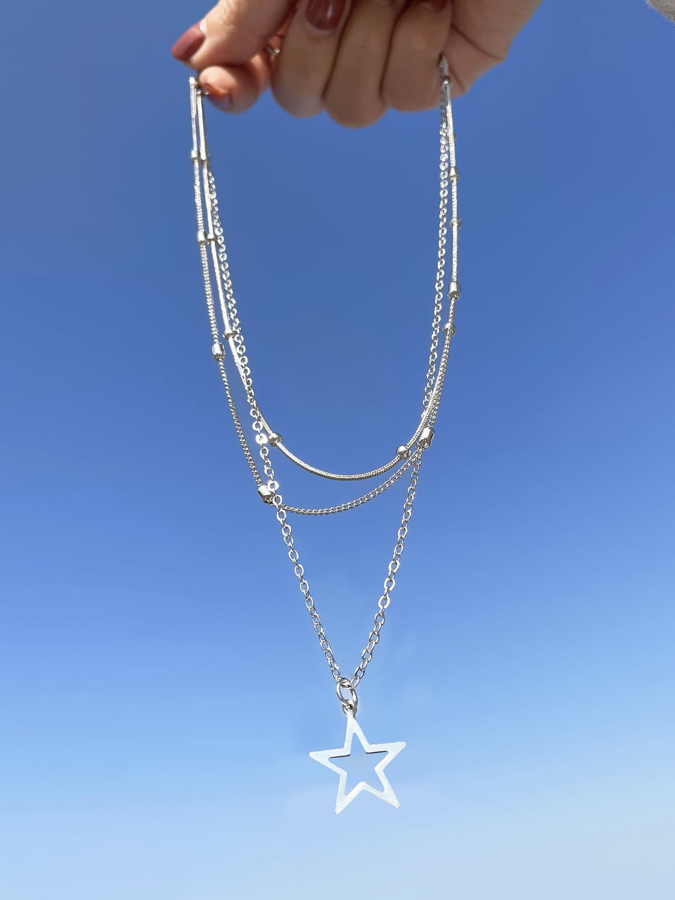 Shine So Bright Scarf Charm Necklace