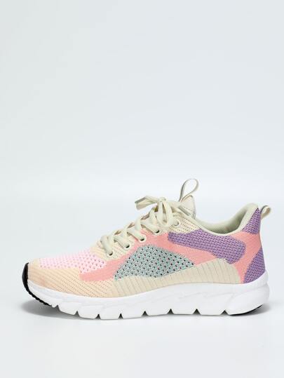 Women's Outdoor Casual Shoes, Color Block Sports Sneakers,Trainers Women,Back To School