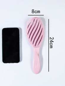 通風髮刷 - 粉色 - 查看 4