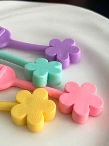 1 cái Chi tiết hoa Màu sắc ngẫu nhiên Bộ nâng ghế nhà vệ sinh - Nhiều màu - Xem 2