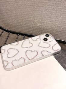 简约水钻透明全覆盖防摔手机壳，适用于 17 Pro Max/17 Pro/17 Air/17/16 Pro Max/16/16 Pro/16 Plus/15/15 Pro Max/15 Pro/15 Plus/11/12/13/14 Pro Max/XS/XR/11 Pro/11 Pro Max/12 Pro/12 Pro Max/13 Pro/13 Pro Max/7 Plus/14 Pro/14 Pro Max/14 Plus/7 Plus/8 Plus/8/SE2，极简软壳 - 無色 - 查看 4