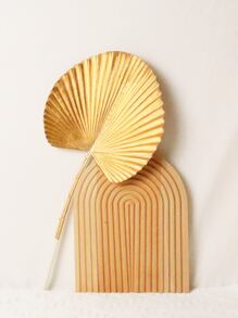 1 Nhân Tạo Lá Vàng Nhựa Lá Giả Trang Trí Nhà Cửa - Vàng - Xem 2