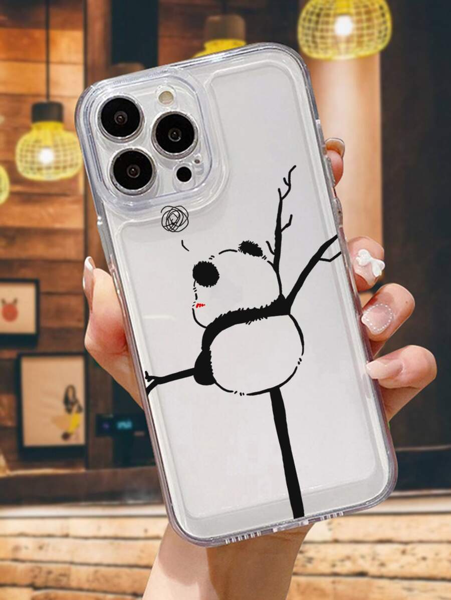 Carcasa De Teléfono De Panda De Dibujos Animados - transparente - Ver 1