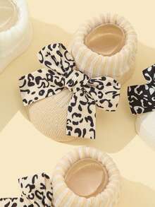 2雙嬰兒蝴蝶結裝飾襪子 - 彩色 - 查看 3