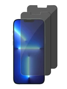 2 件私人保护钢化膜，私人屏幕保护膜适用于 Apple iPhone 16/16 Plus/16 Pro/16 Pro Max/15/15Plus/15Pro/15Promax - 黑色 - 查看 2