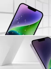 2 件私人保护钢化膜，私人屏幕保护膜适用于 Apple iPhone 16/16 Plus/16 Pro/16 Pro Max/15/15Plus/15Pro/15Promax - 黑色 - 查看 6