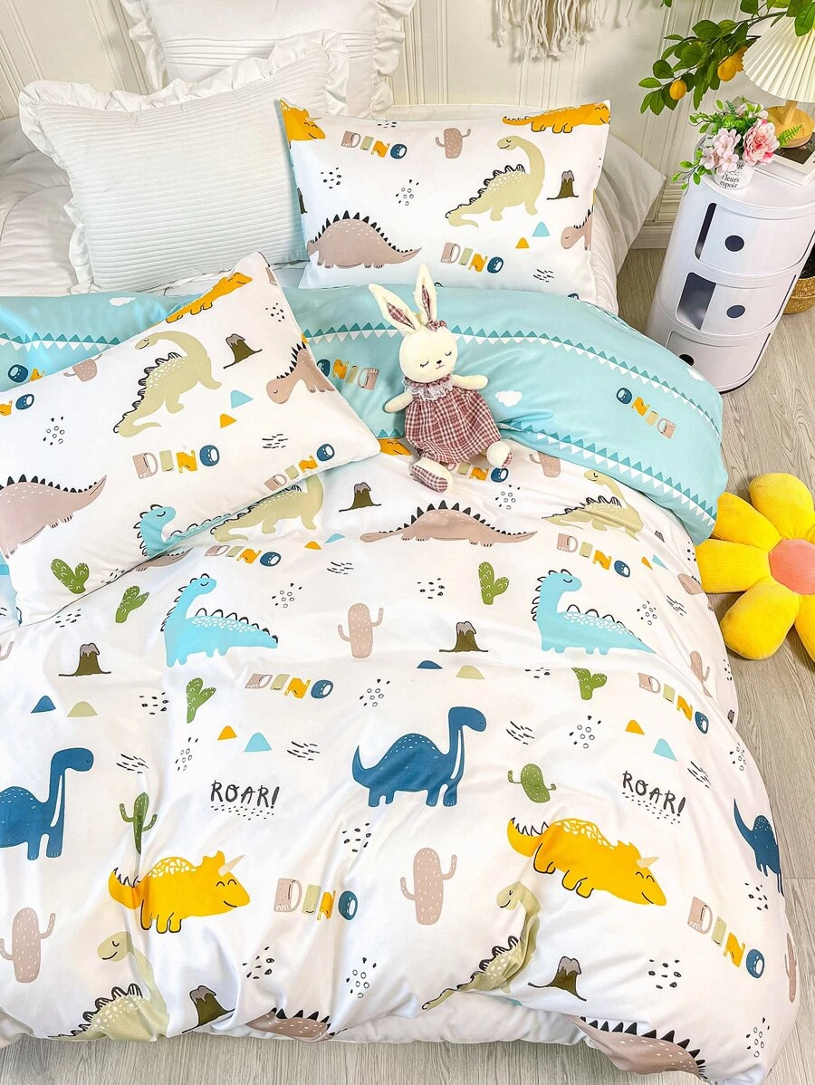 恐龍印花被套套裝不附帶內芯
