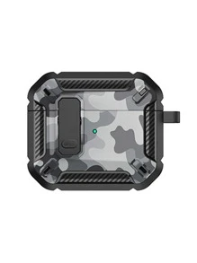 Funda compatible con Airpods con estampado de camuflaje - Multicolor - Ver 3