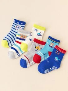 6 đôi tất hoạt hình cho bé - Nhiều màu - Xem 2