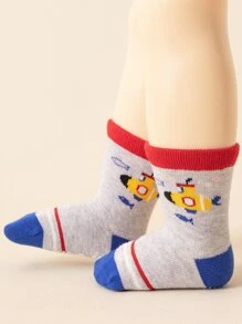 6 đôi tất hoạt hình cho bé - Nhiều màu - Xem 3
