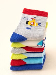 6 đôi tất hoạt hình cho bé - Nhiều màu - Xem 5